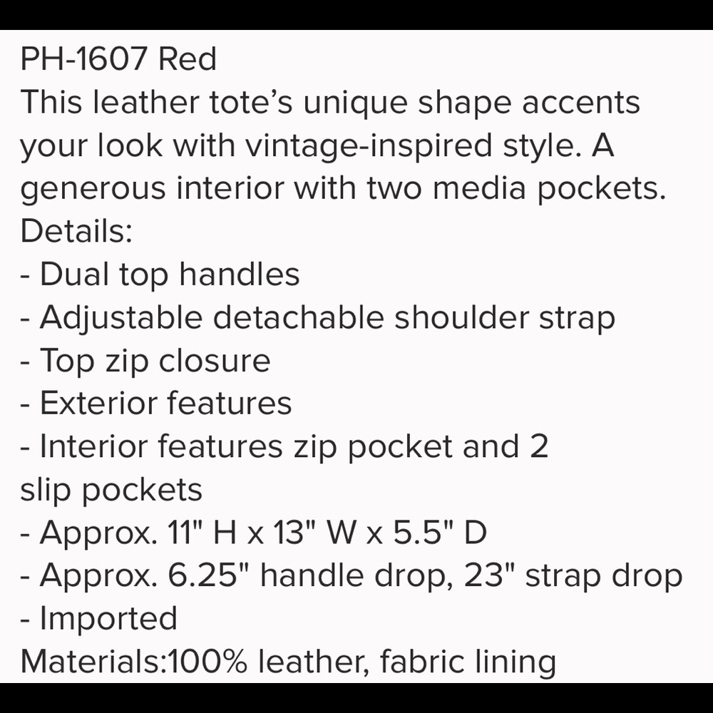 New Beautiful 100% Leather Bag Deep Red Color - Picture 3 of 4